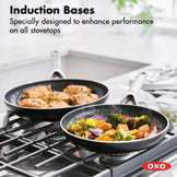 OXO Agility Black Aluminum 10-Piece Nonstick Cookware Set