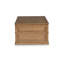 Table basse Dory, plateau relevable rectangulaire de 42 pouces, 1 tiroir, brun clair