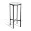 Jessa Forged Metal Tall Round End Table-2072856882