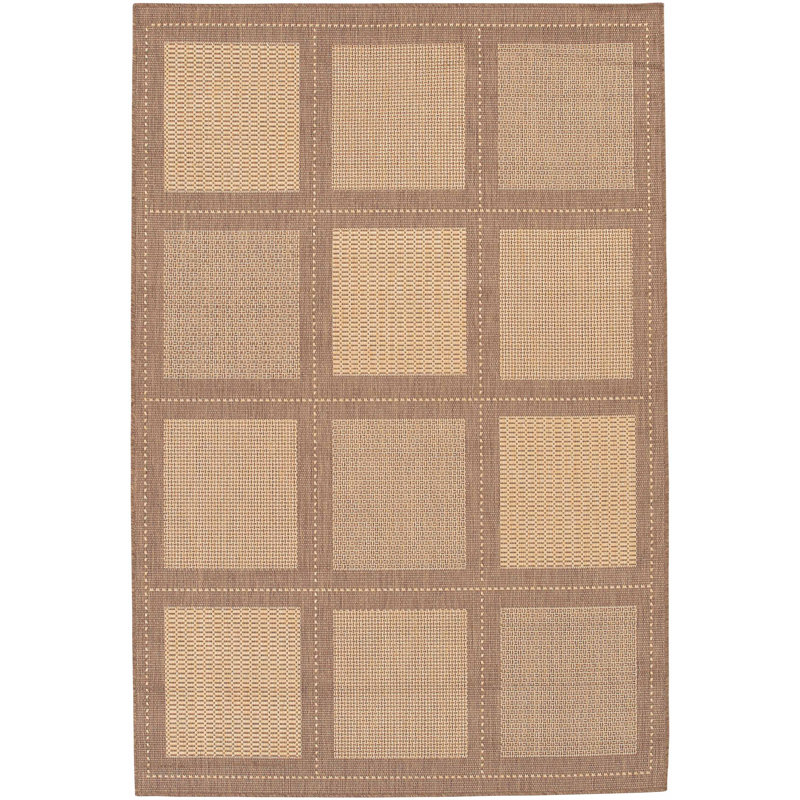 Tapis naturel / beige Sania, Rond 7 pi 6 po