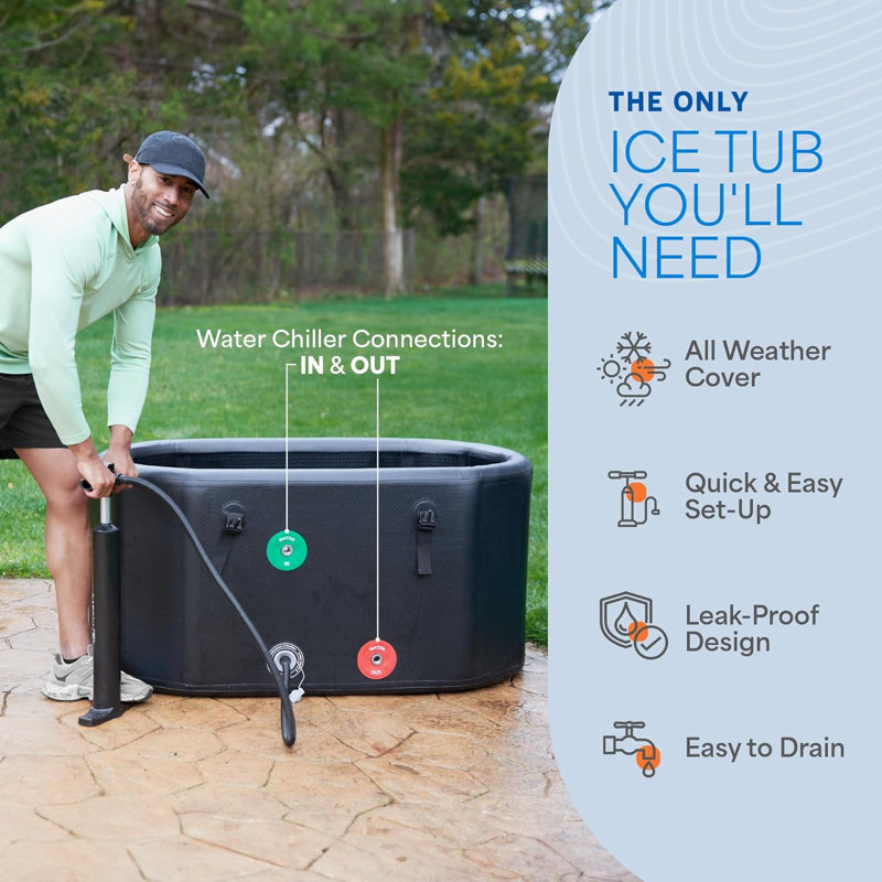 Bain de glace gonflable LifePro NordPod Elite XL