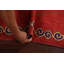Tapis rouge rétro traditionnel 4 x 7