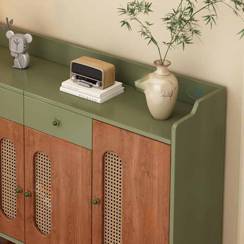 European-style household creative shoe cabinet, 39.37" H x 39.37" W x 13.78" D