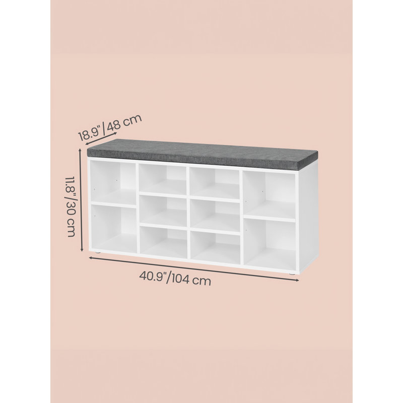 10 Pair Shoe Rack