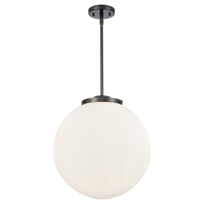 Luminaire suspendu sphère 3 lumières DEL Beacon
