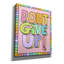 Toile épique Graffiti «Dont Off Up» par Club Daydream, 26 po x 30 po-117540113