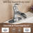 Single-Hole Single-handle Bathroom Faucet with Drain Assembly-72868747