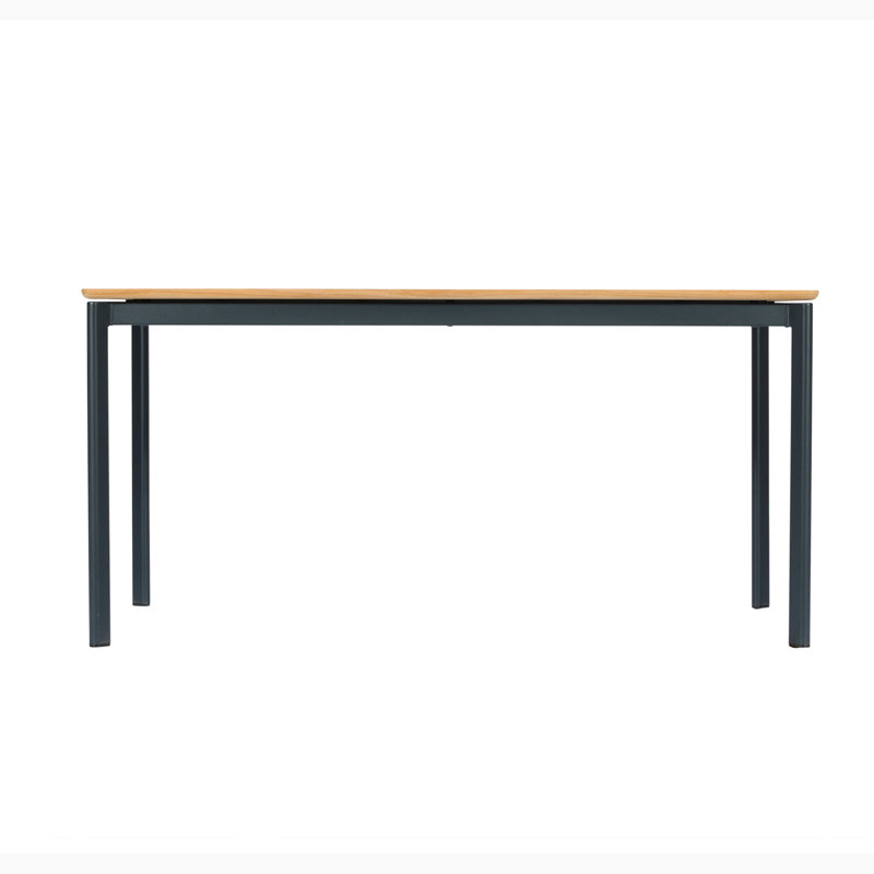 Around Dining Table, 29" H x 61" W x 39" D, Forge Gray