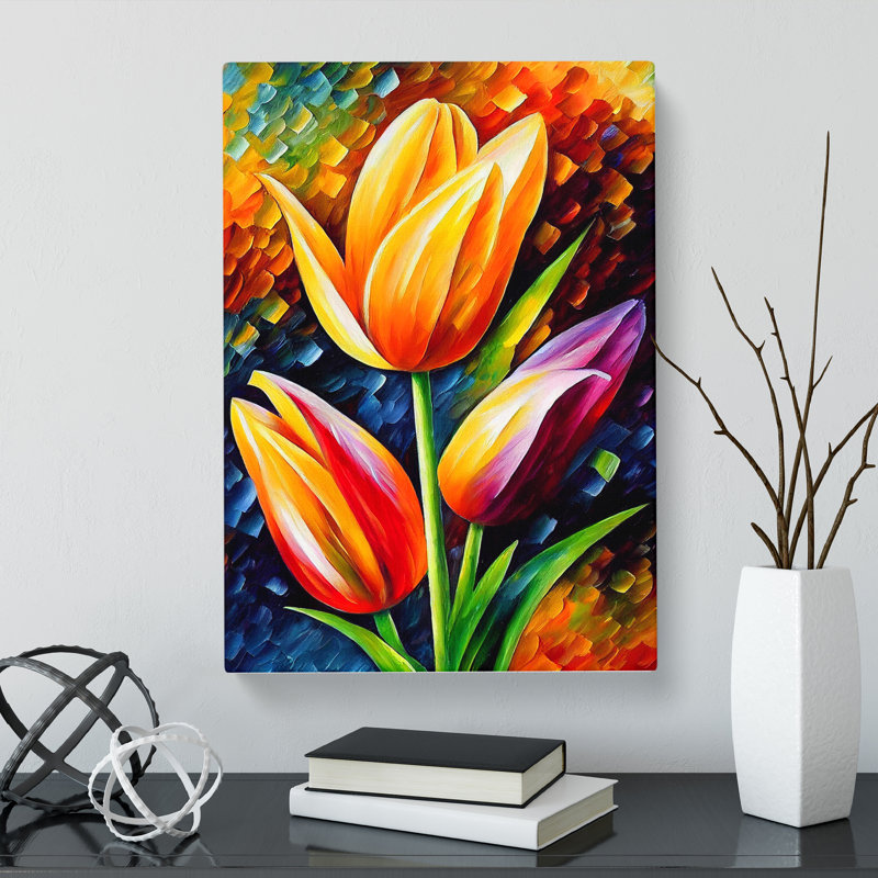 Tulip Flowersed - Wrapped Canvas, 50cm H x 35cm W x 3cm D