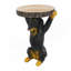 Tabouret de table d'appoint à piédestal 22,17 po H Black Dog