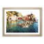 Boats in Vernazza Italy in Abstract - Picture Frame Graphic Art Print-55679341-55679342