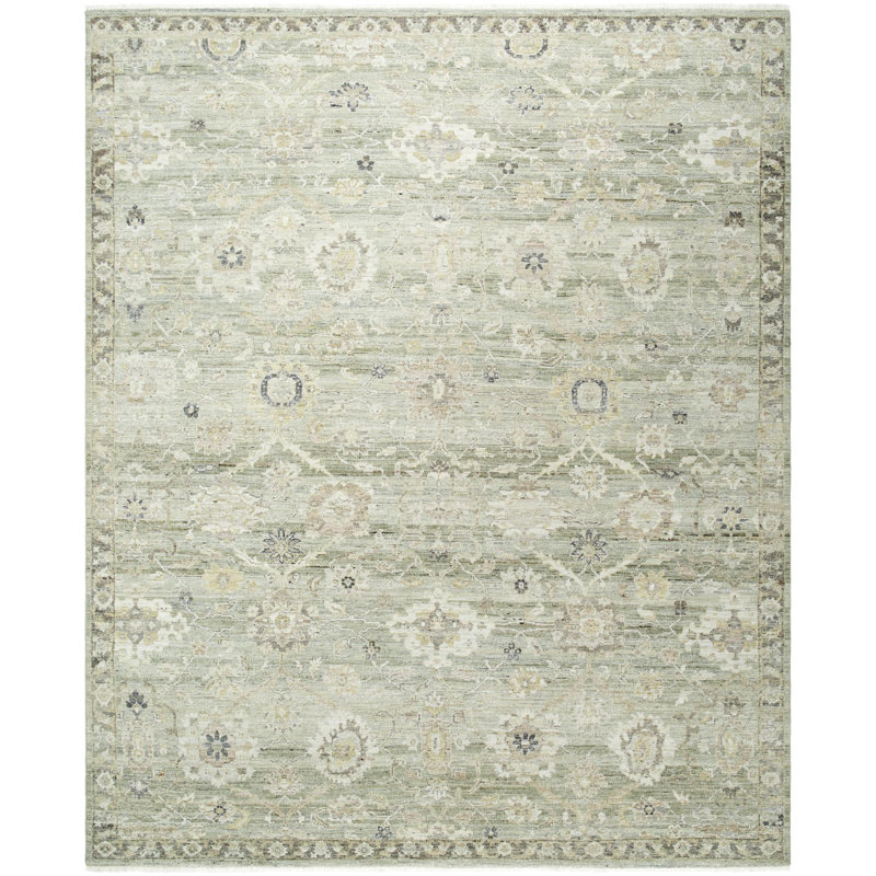 Khorasan Handmade Wool Abstract Area Rug, Rectangle 10' x 14'