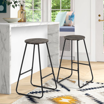 Counter Stool with Metal Frame
