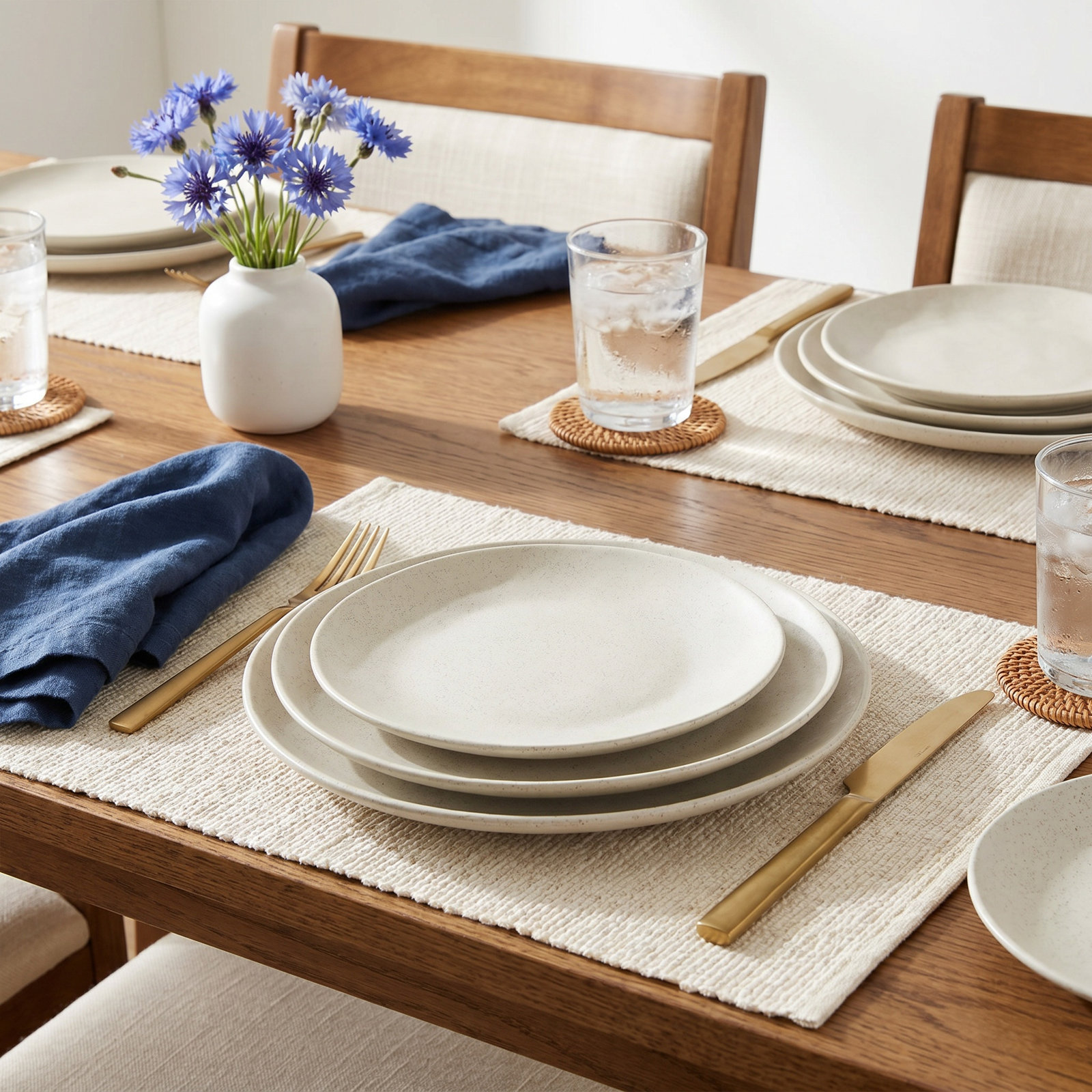 Rudmal 11" Dinner Plate, Cream
