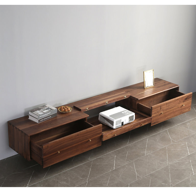 Meuble télé Nordic Style, 17.7"H x 70.9"L x 17.7"W
