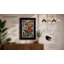 Stained Glass Flowers Botanical - Framed Print-2080555074-2080555100