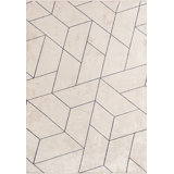 Geometric Triangle Area Rug