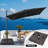 11' X 9' Rectangular Cantilever Umbrella, Base Included-2110722608