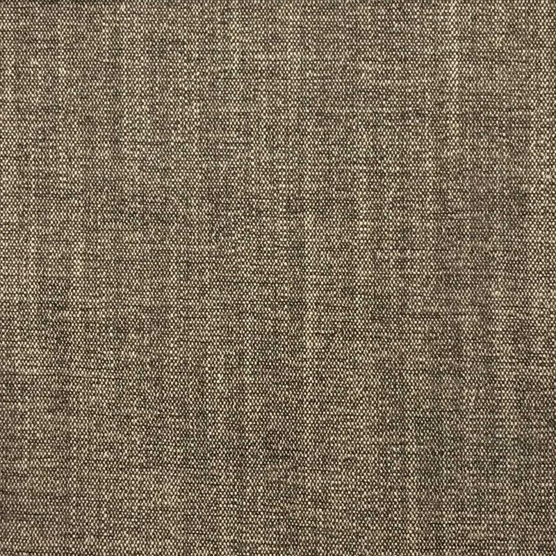 Tissu chenille en mélange de polyester et de lin Brixton-Bronson, Terre