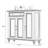Light-walnut Solid Wood Shoe Storage Bench-1872529043