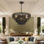 20" Rustic 4-Tier Hemp Rope Pendant Light Chandelier with 6 E12 Sockets, Handmade Tiered Boho-1153710250