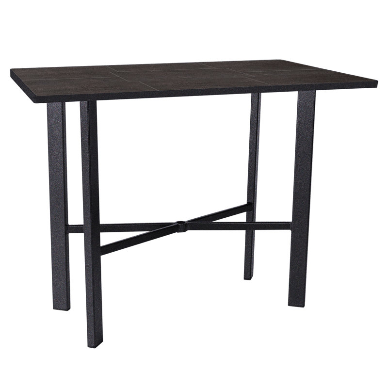 Tables Outdoor Rectangle Bar Table, Urban Shift, Graphite