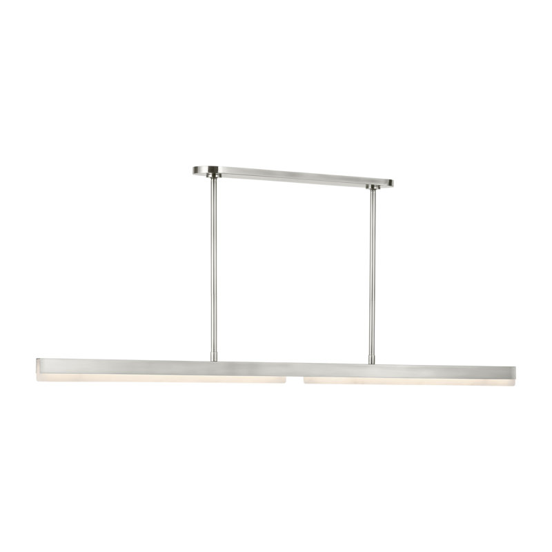 Linea LED Chandelier, Antique Nickel