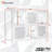X Rocker Mesh-Tek Wide 6 Cube Unit - Storage Unit
