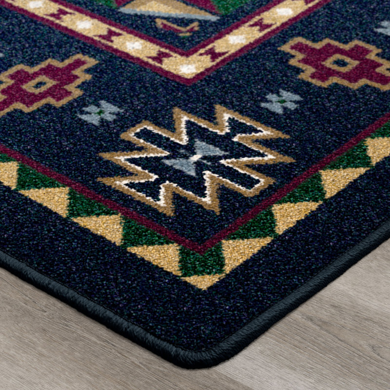 Tapis saphir Alminus Signature Star, Rectangle 10 pi 9 po x 13 pi 2 po