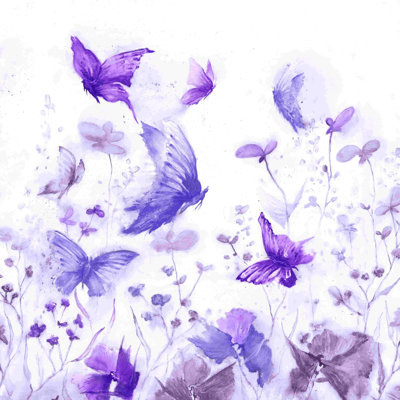 " Soft Butterfly Flowers "