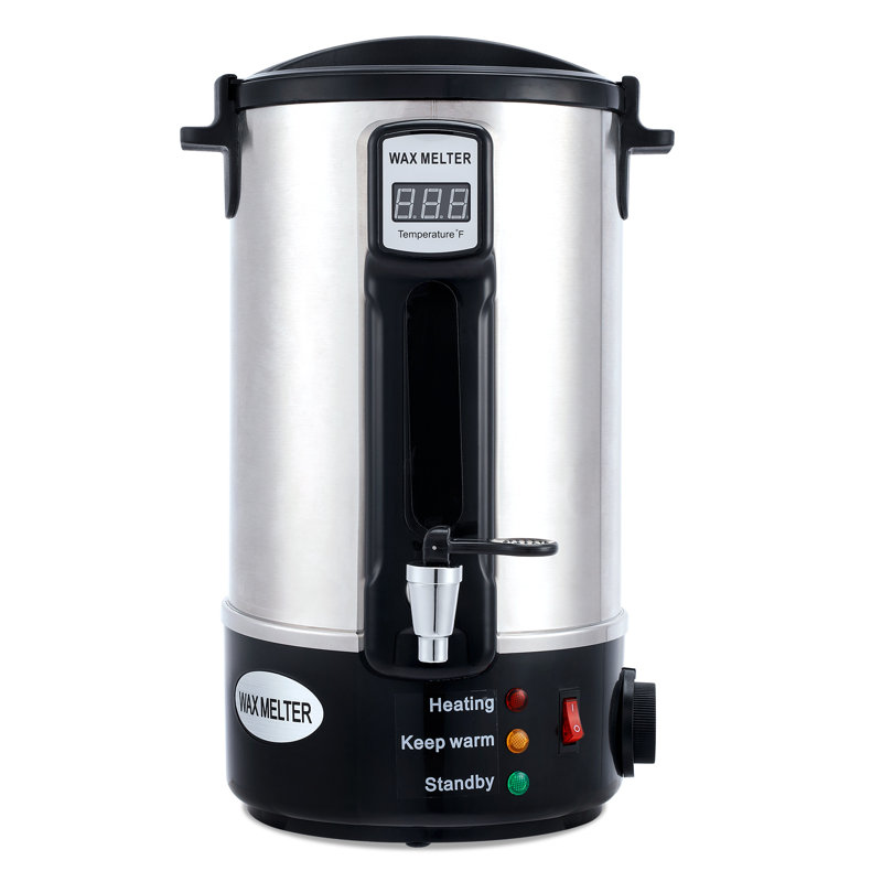 13.6'' H Aluminum Tabletop Wax Warmer