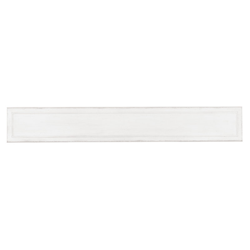 Charleston White 80'' Coastal Rectangular Console Table