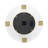 23.5" Round Moving Gear Roman Numeral Clock