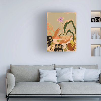 " Wrapped Canvas Wall Art - Arty Guava 'The Power Of One' Wall Art For Living Room, Bedroom, Or Office Décor - 14x19 "