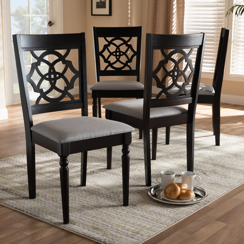 17.9'' H Upholstered Side Chair, Gray