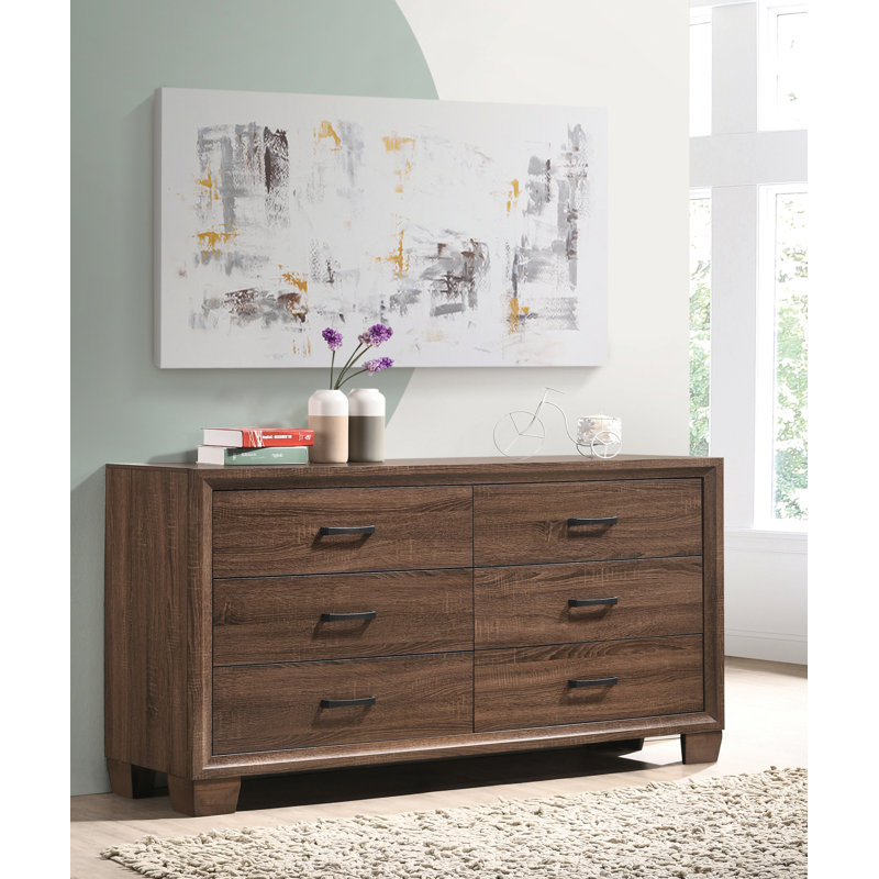 Commode double 6 tiroirs Abigayle