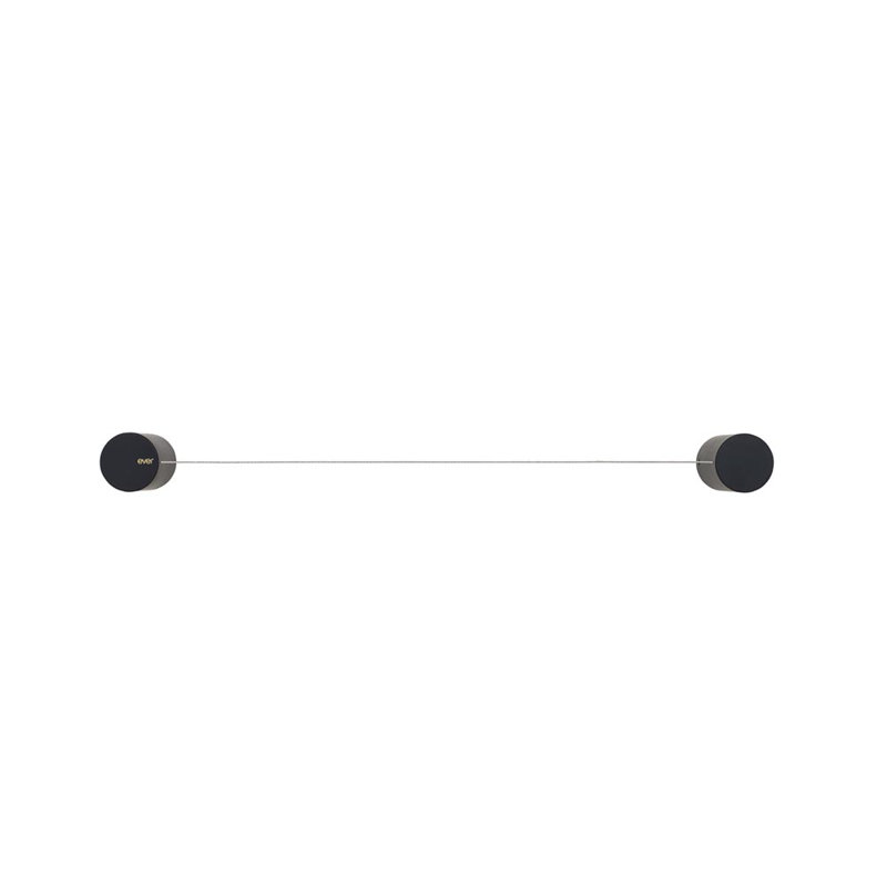 Dot 100cm Towel Bar, Black