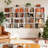 Fellsburg 6-Tier Bookshelf Set, 2-Pciece 70 Inch Tall Bookcase with Barn Door, Freestanding Wood Storage Shelf Display Shelf-370213070