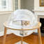 Aquarium 23,6 po à double usage en acrylique et salon pour chat, télé pour chat, bois transparent / naturel