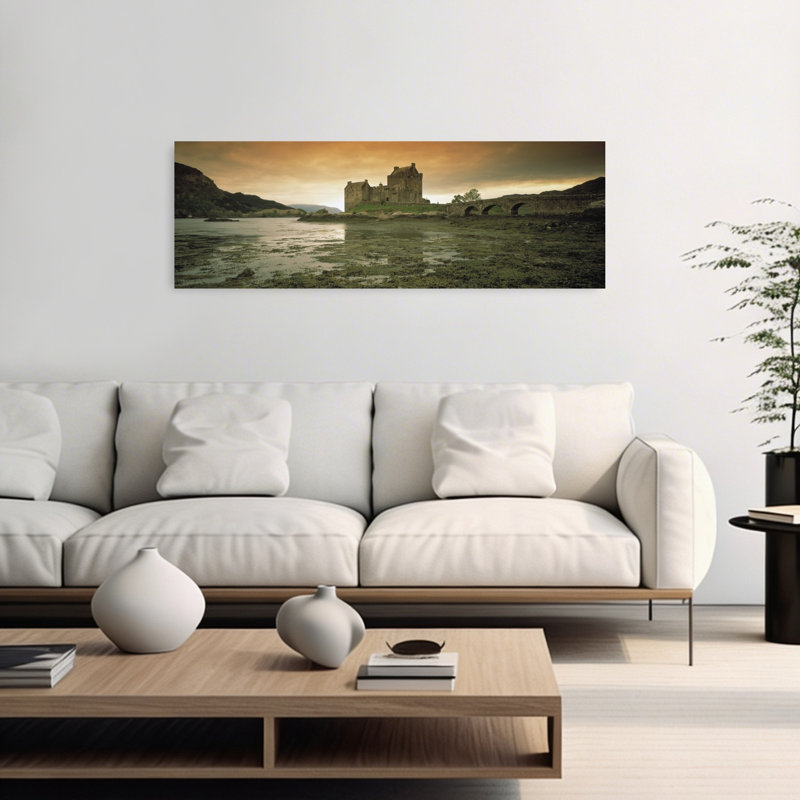 Château d'Eilean Donan, Écosse, H 16 po x l 48 po