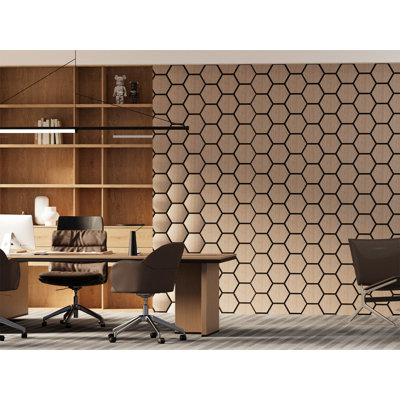 4 Packs Acoustic Wall Panels - Self-adhesive 3d Wood Slat Wall Panel- Peel And Stick Sound Absorbing Panels For Noise Reducing - Feature Wall Decor For Home & Office