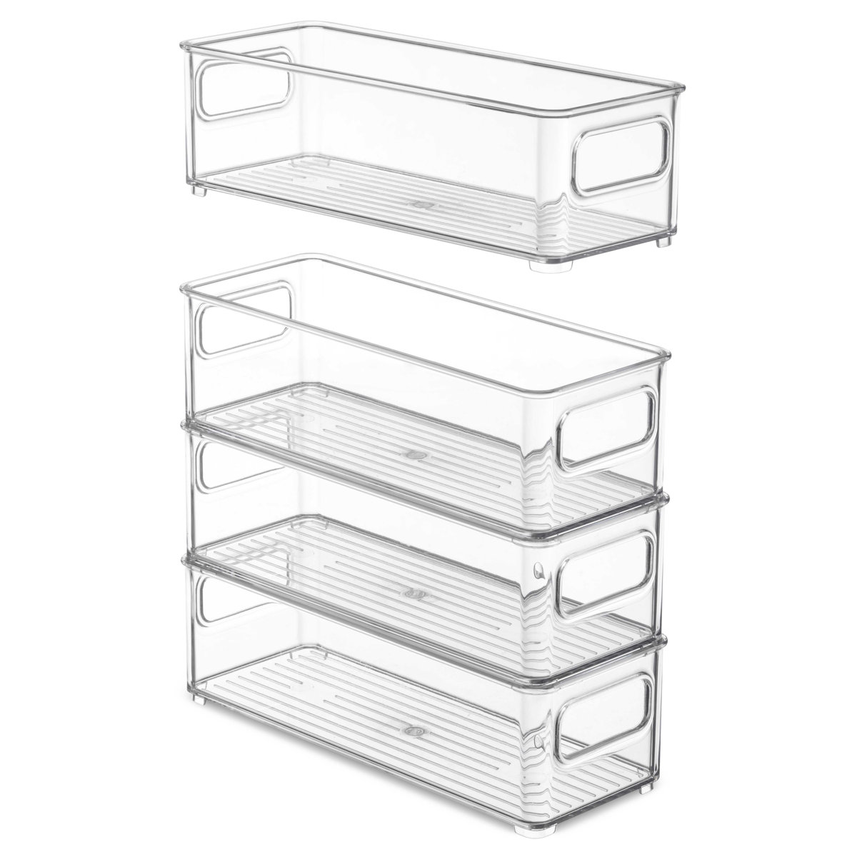 Refrigerator Food Storage Bins 8 Pack (Set of 8)