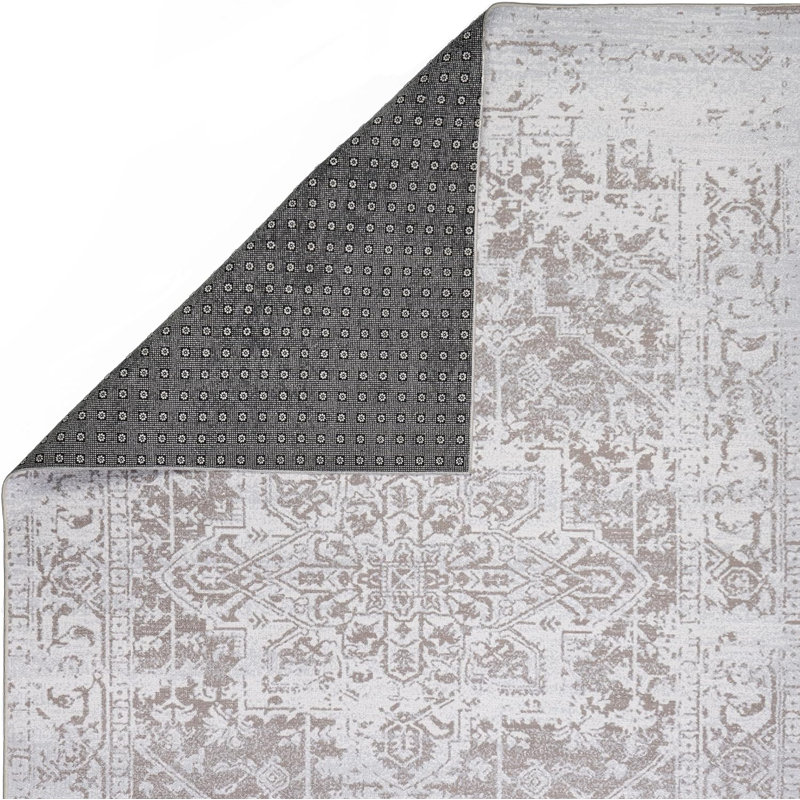 Tapis Jaylann avec envers antidérapant, Rectangle 5 pi 8 po x 9 pi