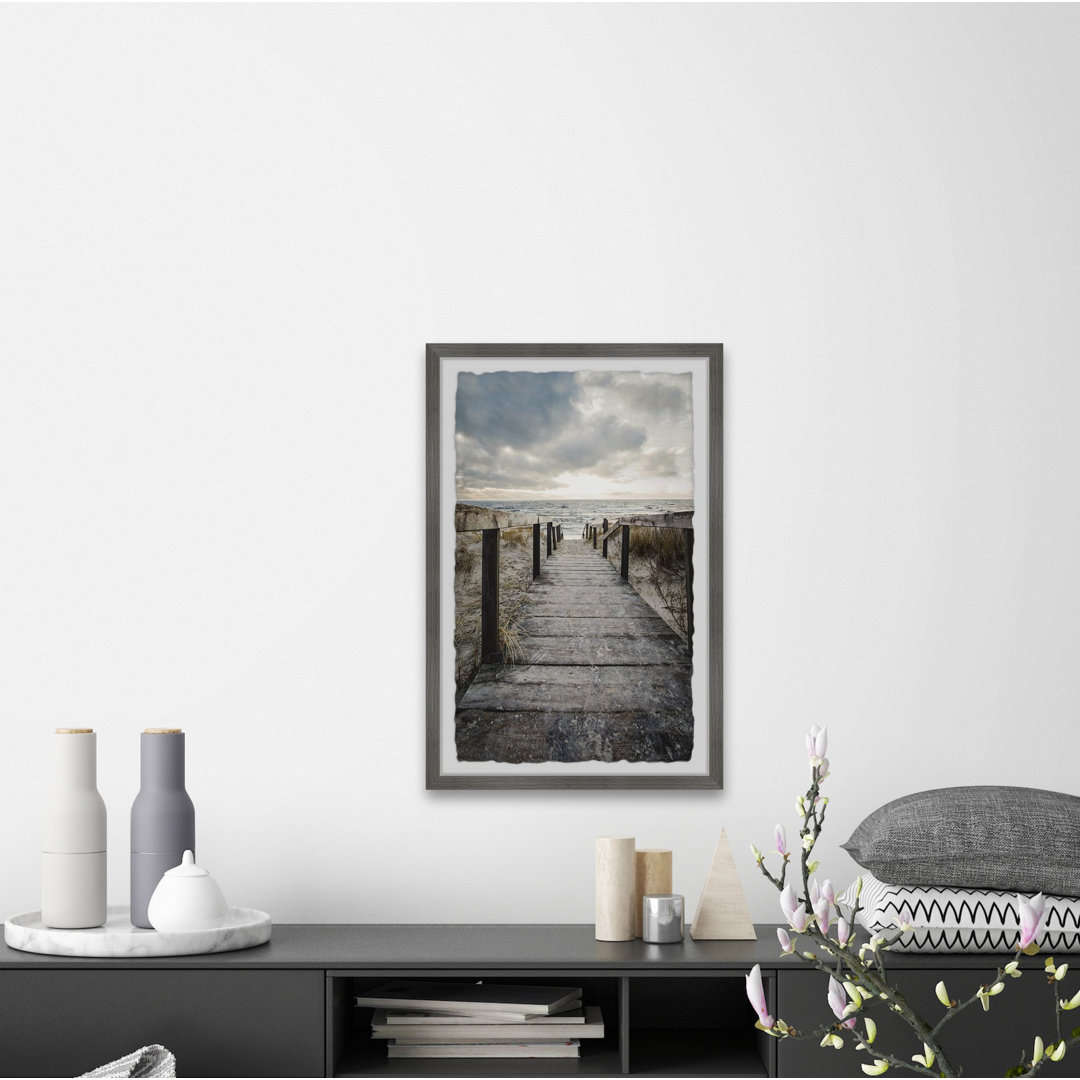 'Clouded Sky' - Picture Frame Photograph Print on Paper