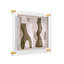 Clear UV-Grade Acrylic Modern Floating Picture Frame - Gold-27201312