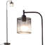 165.5cm Black Task Floor Lamp