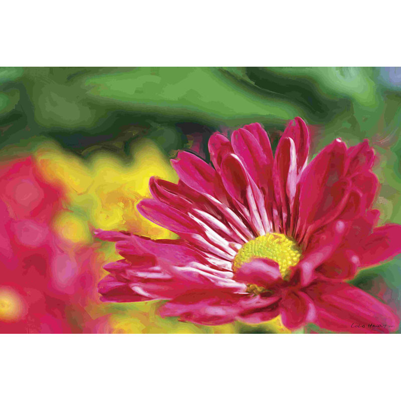 Painterly Flower VI, H 8 po x l 12 po