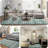 Ultra-Soft Plush Memory Foam Rug Luxury Geometric Textured Area Rug