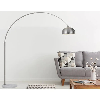 Kroh 85'' White Arched Floor Lamp