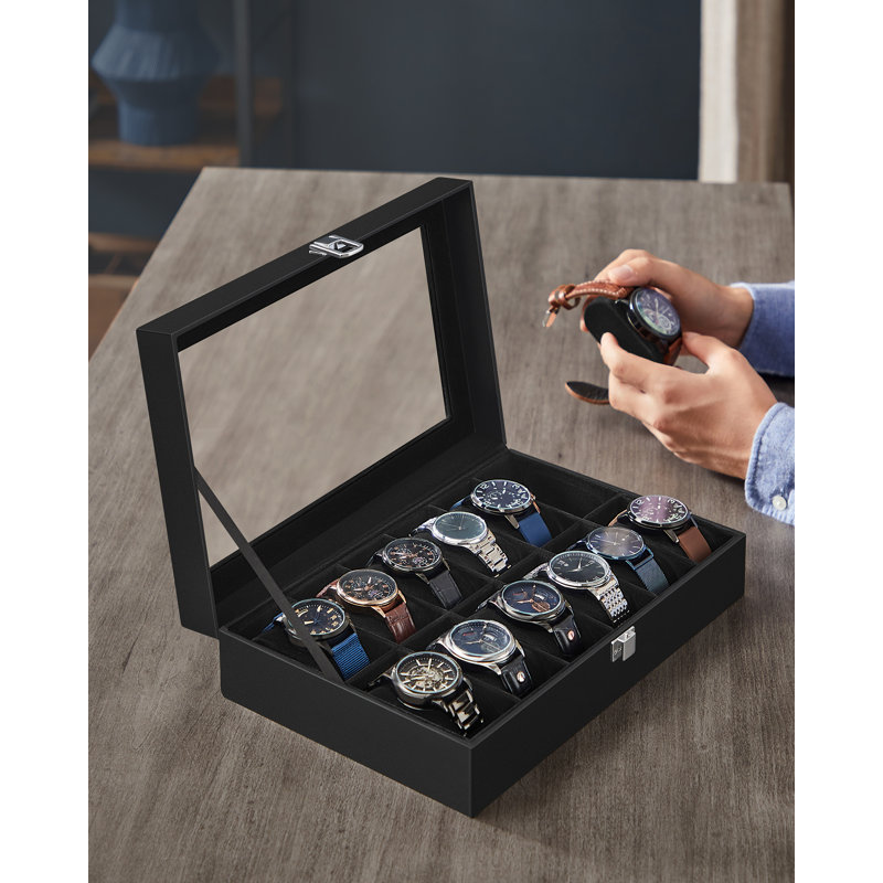 Medium Density Fibreboard Watch Box + Dividers